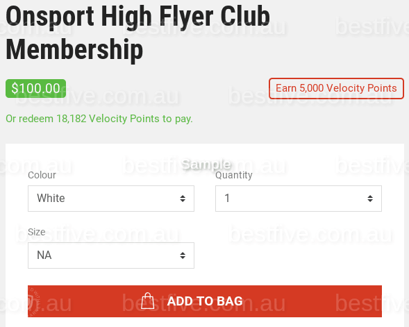 Earn Velocity Points Without Flying