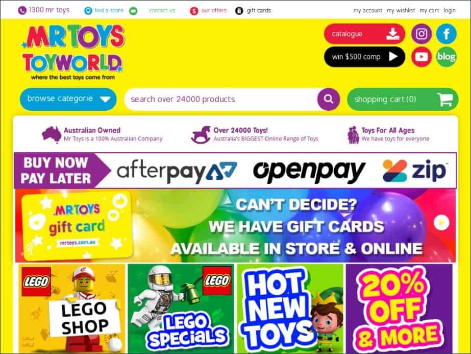 biggest online toy store