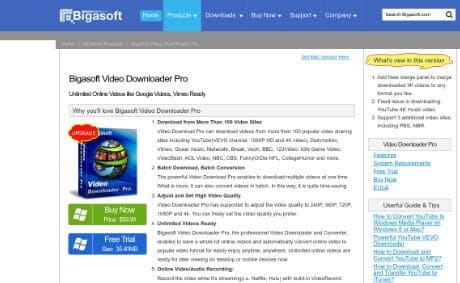 bigasoft video downloader pro extension