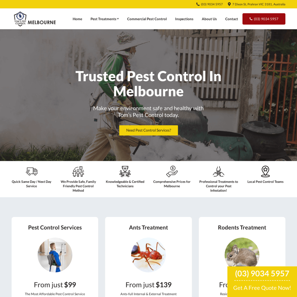 5+ Best Pest Control Experts In Melbourne [Top Rated]