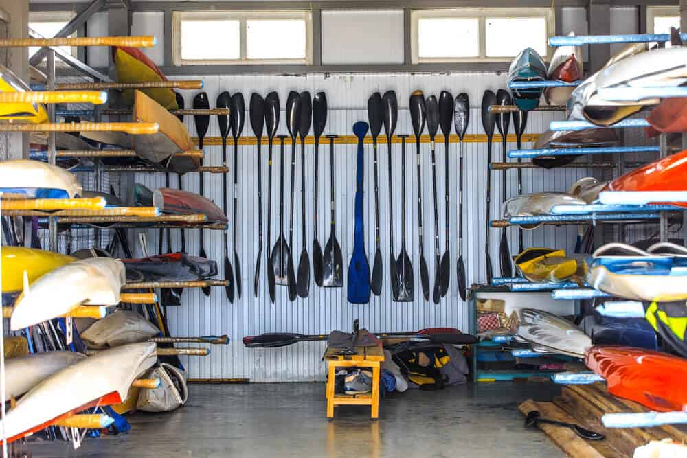 best kayak garage storage
