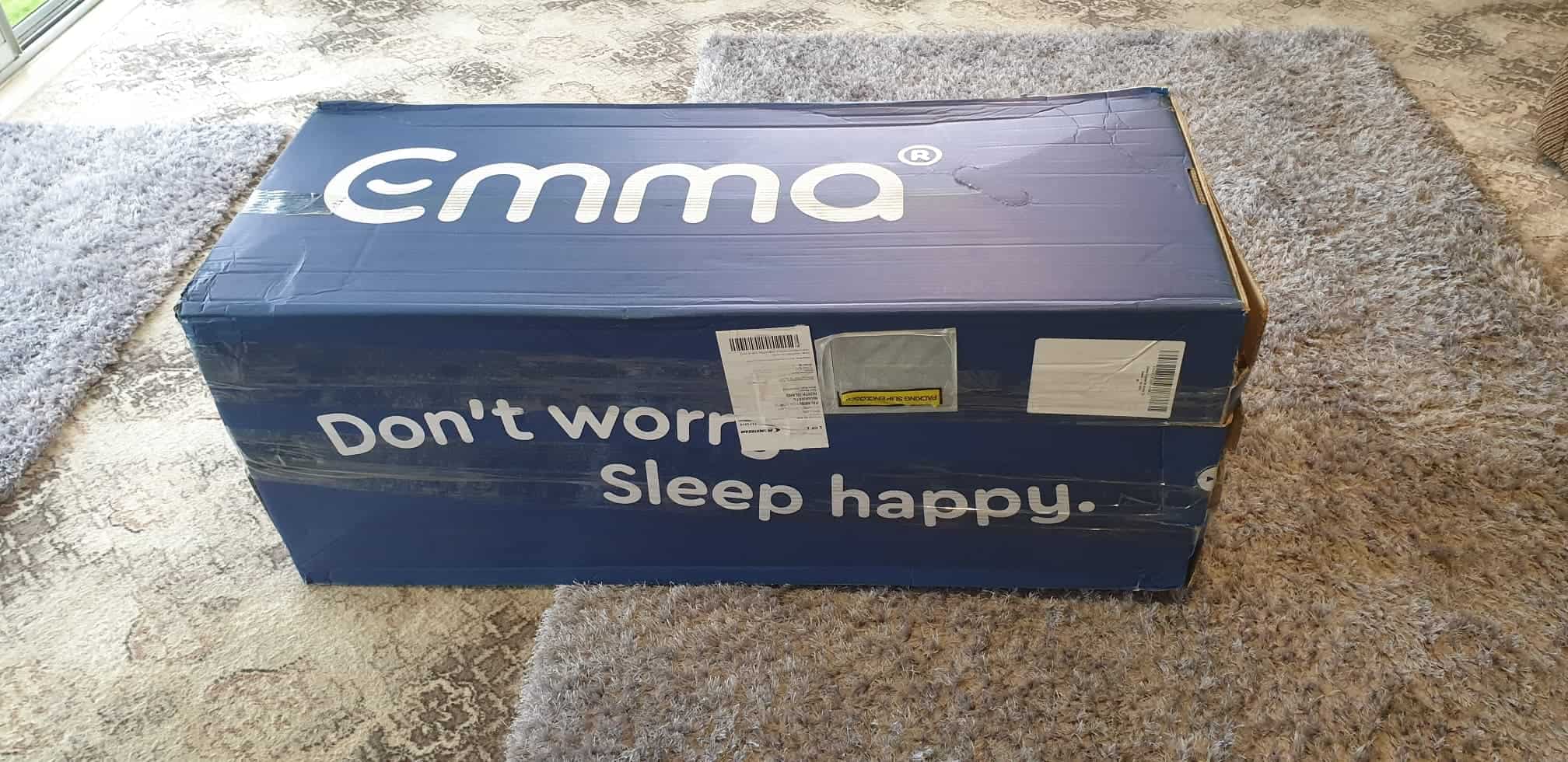 emma mattress in box